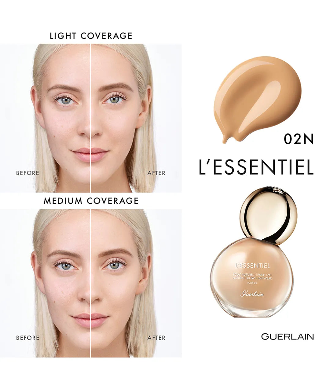 Guerlain L'Essentiel Foundation Nr.05W Honey Warm - 30 ml